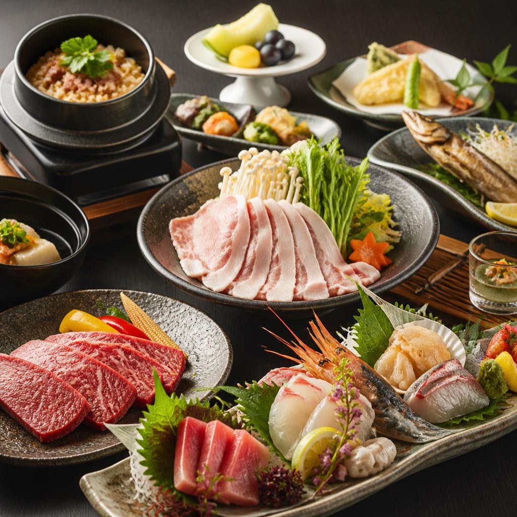 地元食材を活かした多彩な料理