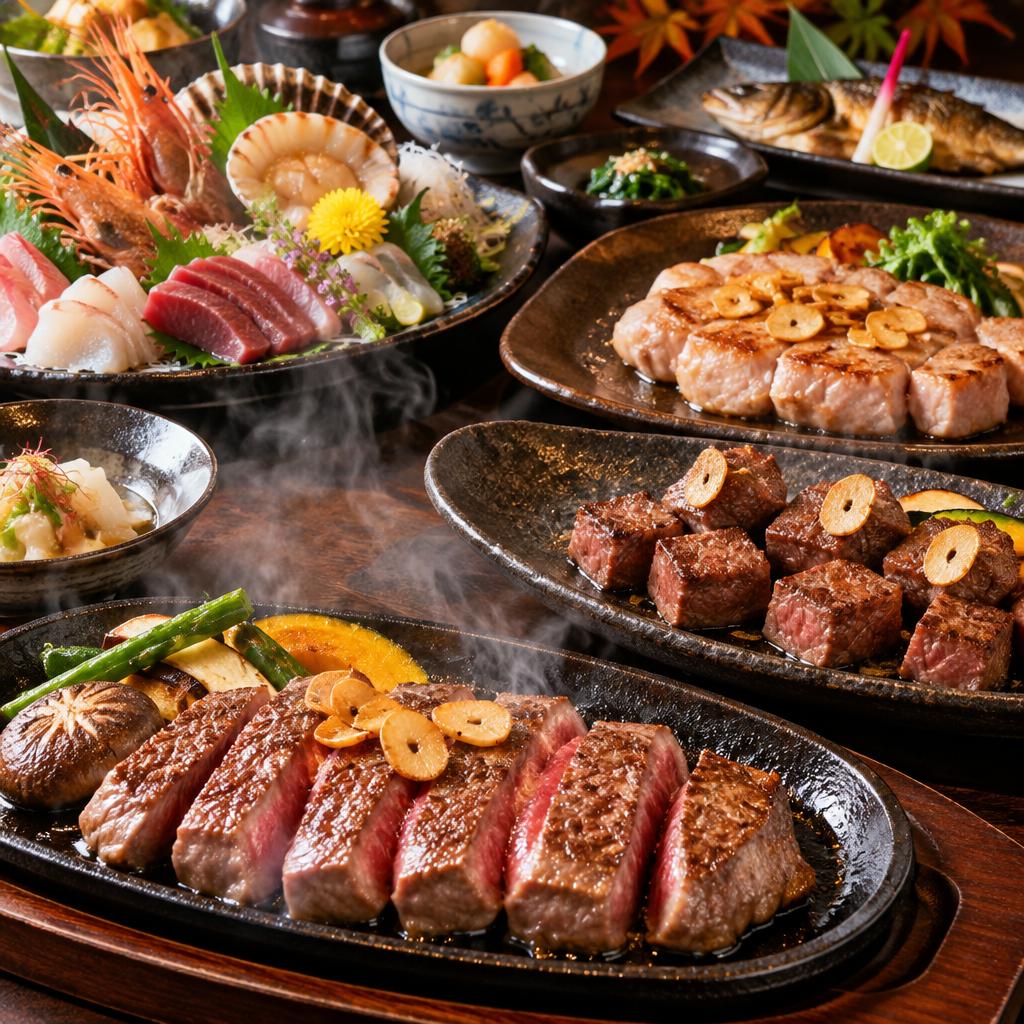 常陸牛と茨城の恵みを囲む、心ほどける和食